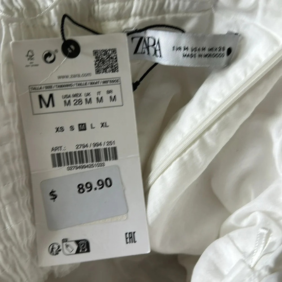 Zara White Mini Dress - Picture 5 of 6